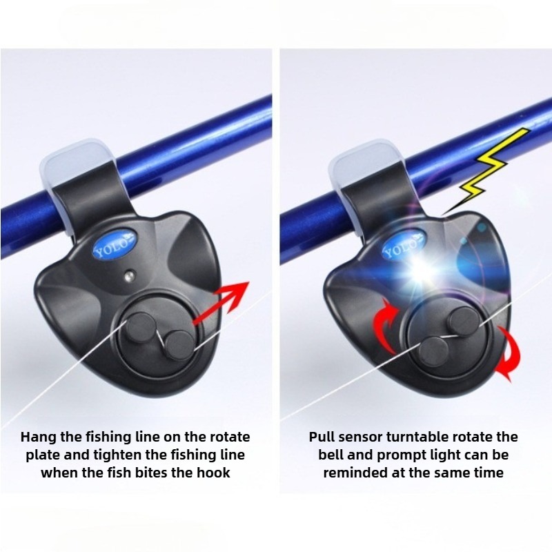 Fish Finder Battery - Electronic Fishing Bite Alarm with Loud
