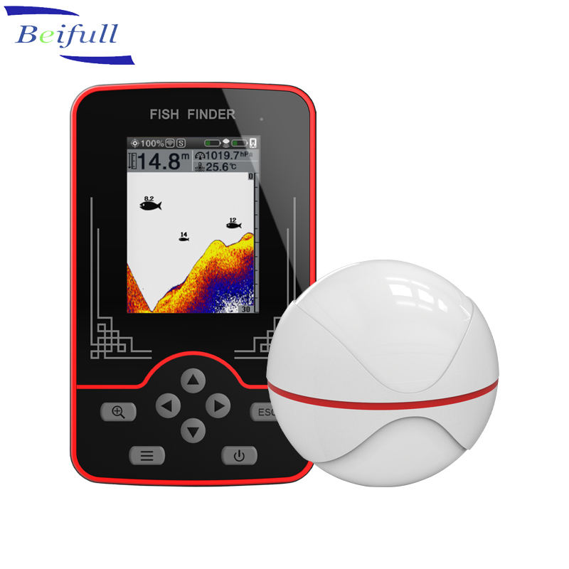 F13 Portable Fish Finder Wirel - Fish Finder Portable ulasan dan harga